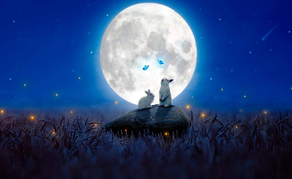 Leyenda el conejo y la luna