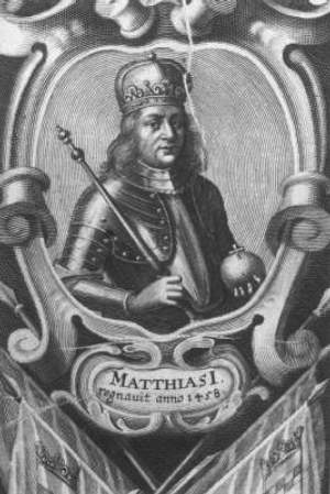 El rey Matías Corvino aliado del barón erazem lueger