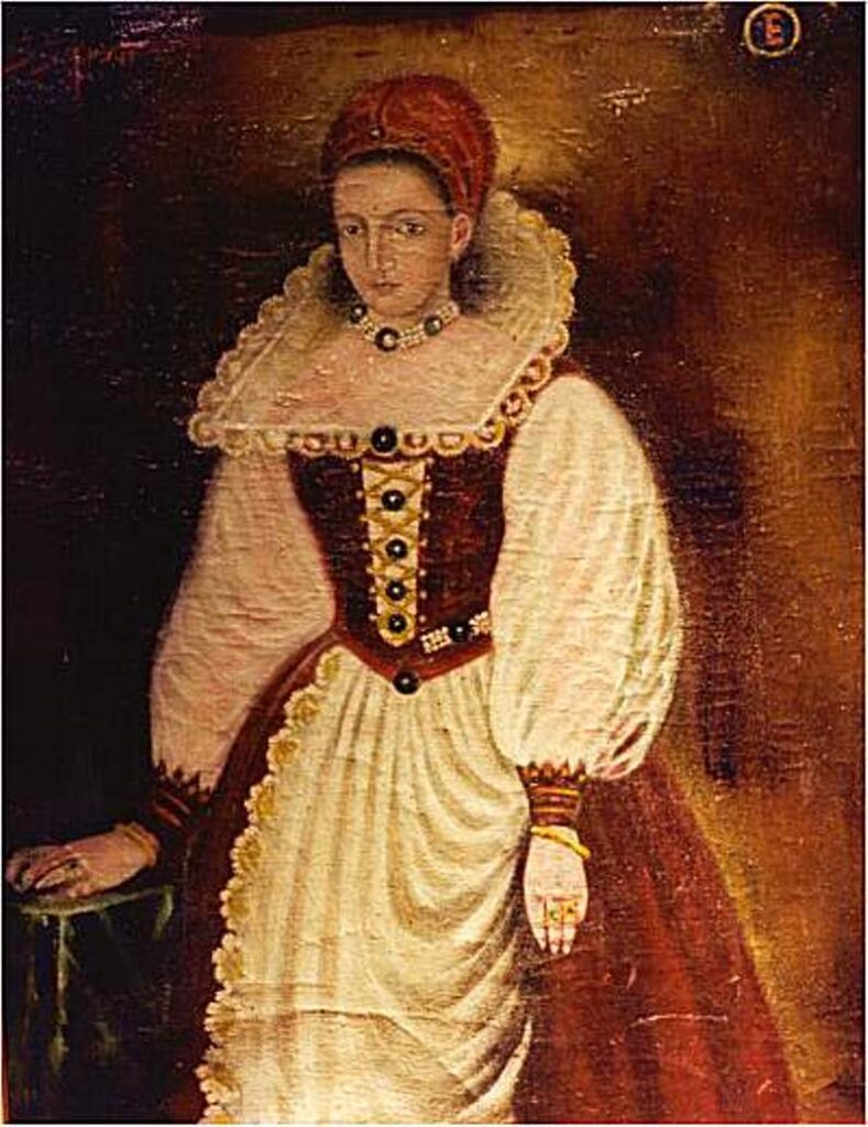 Erzsébet Báthory - Retrato anónimo, obra de dominio público