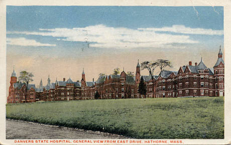 Postal del hospital en el 1921