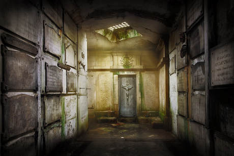 pasillo cripta abandonada de namur Bélgica