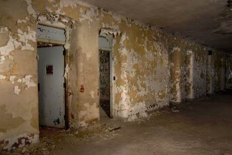 Estas pequeñas habitaciones, que ocupaban los pacientes, fueron construidas cuando fue abandonado el Plan Kirkbride