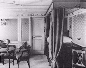 habitación de Astor en el titanic