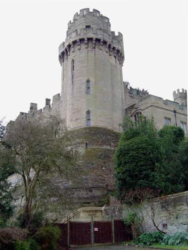 La Torre Caesar de Warwick Castle, en la que se encuentran las mazmorras