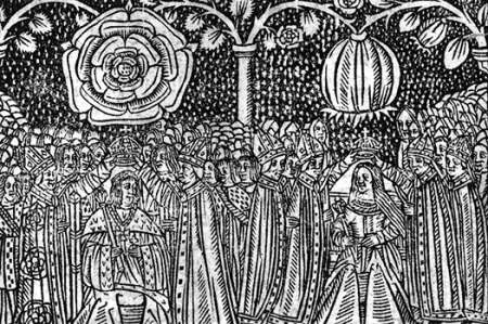 coronación Enrique VIII y Catalina de Aragón, una de las seis esposas de Enrique VIII