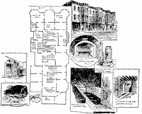  Plano del hotel que apareció en el “Chicago Tribune”
