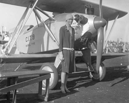 Amelia Earhart en 1928