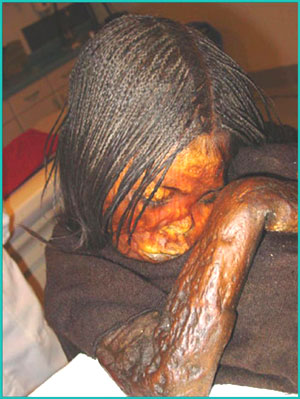 momia de niño de 7 años