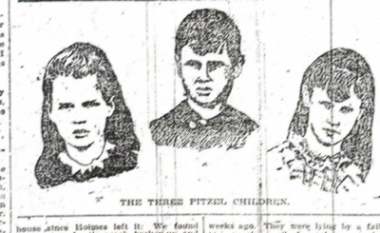 Foto de los tres hermanos publicada en los periódicos