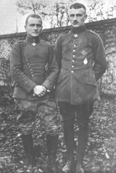 Manfred y su hermano Lothar