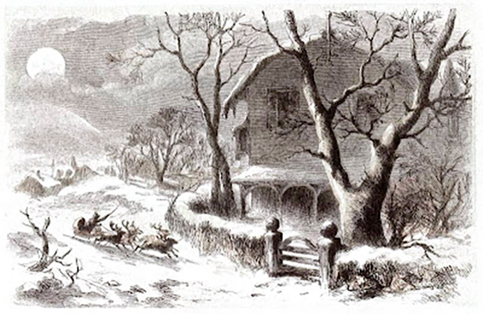 origen de santa claus e ilustraciones 1862
