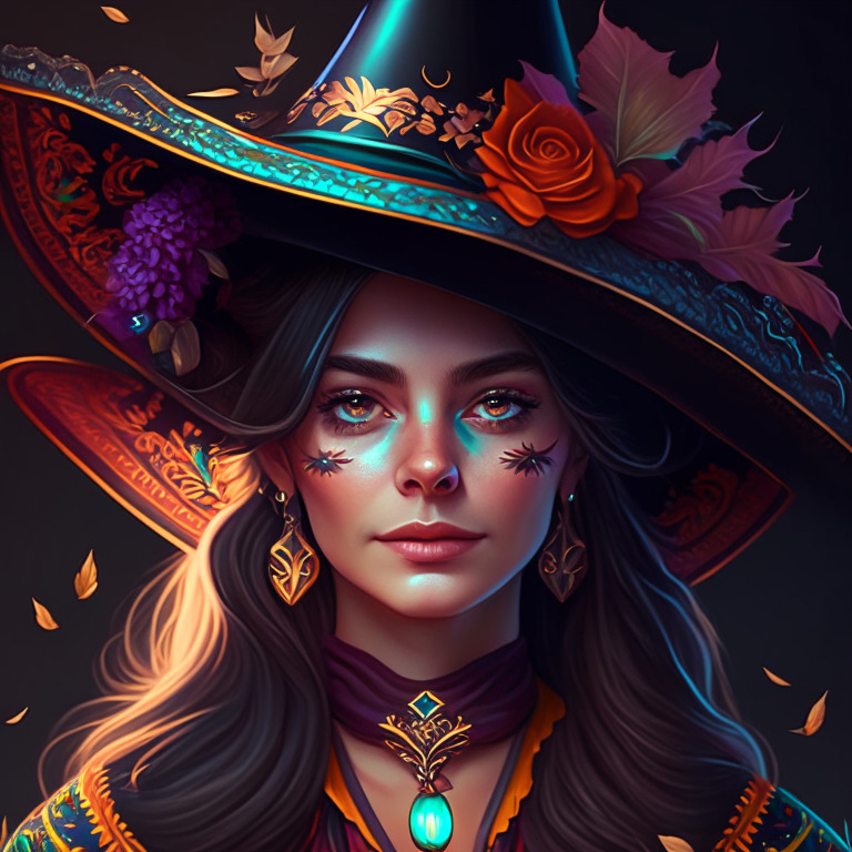 una bruja mexicana, interpretacion ilustrada