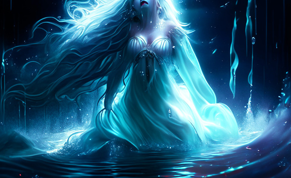 version alternativa de la leyenda de la llorona, mujer con vestido blanco en las aguas de la noche